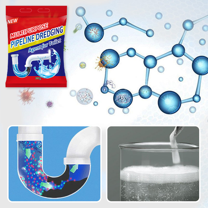 Multipurpose Pipeline Dredging Agent for Toilet