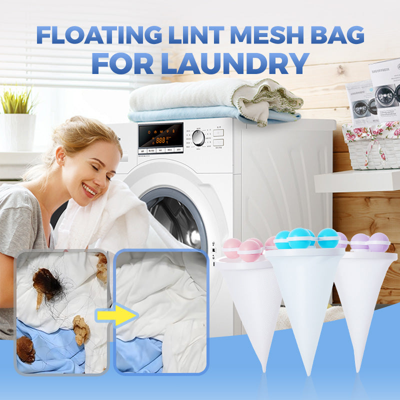 🎉Hot Sale 49% OFF🎉Floating Lint Mesh Bag For Laundry