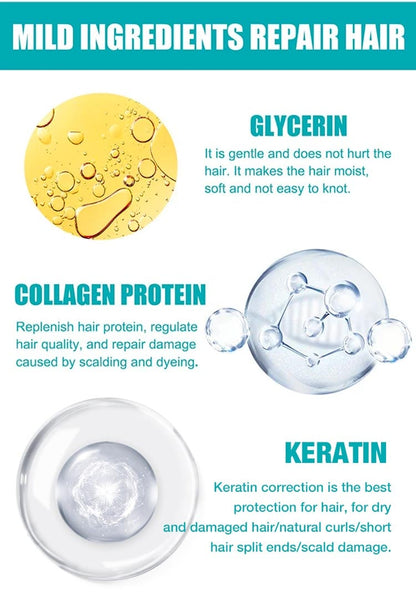 Silk and Keratin Conditioning and Straightening Milk