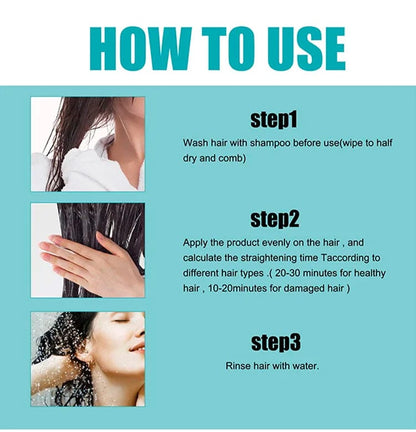 Silk and Keratin Conditioning and Straightening Milk