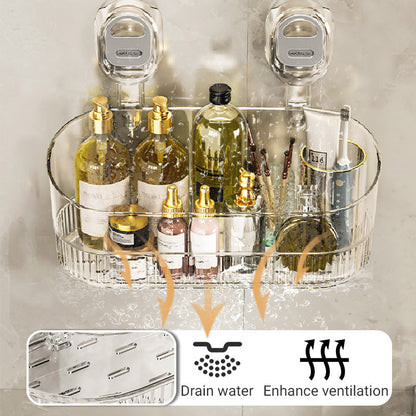 🔥Hot Sale 50% Off🔥Suction Cup Storage Rack with Drain Hole