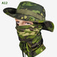 2-in-1 Camouflage Fishing Hat and Mask Neck Wrap