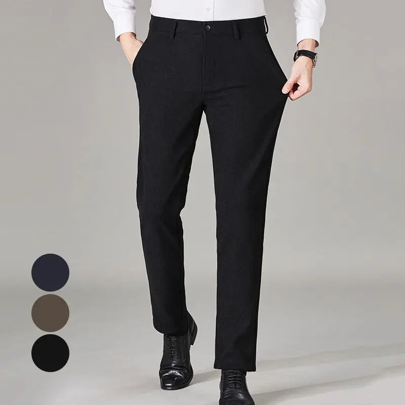 Men's Warm Plush Corduroy Casual Pants