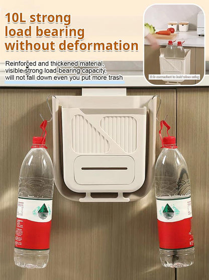 Folding Hanging Kitchen Waste Trash Can