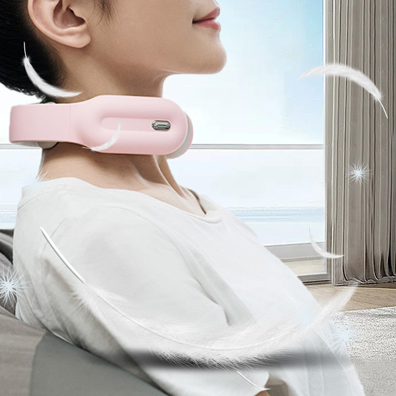 Intelligent Multifunctional Lightweight Neck Massager with Heat