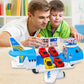 Detachable Transport Cargo Airplane Toy with 2PCS Cars