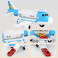 Detachable Transport Cargo Airplane Toy with 2PCS Cars