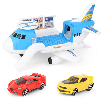 Detachable Transport Cargo Airplane Toy with 2PCS Cars