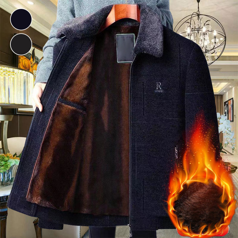 Men's Winter Casual Warm Plush-Lined Jacket