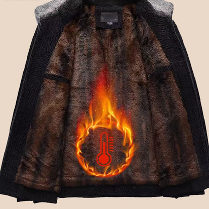 Men's Winter Casual Warm Plush-Lined Jacket