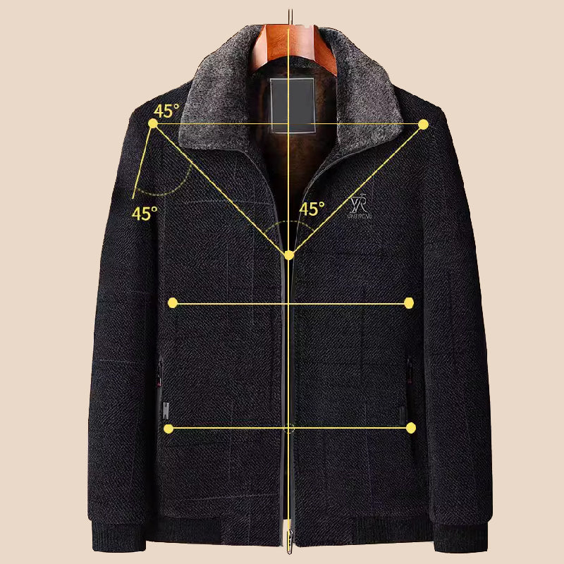 Men's Winter Casual Warm Plush-Lined Jacket