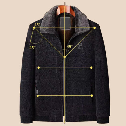 Men's Winter Casual Warm Plush-Lined Jacket