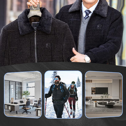 Men's Winter Casual Warm Plush-Lined Jacket