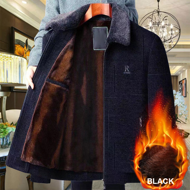 Men's Winter Casual Warm Plush-Lined Jacket