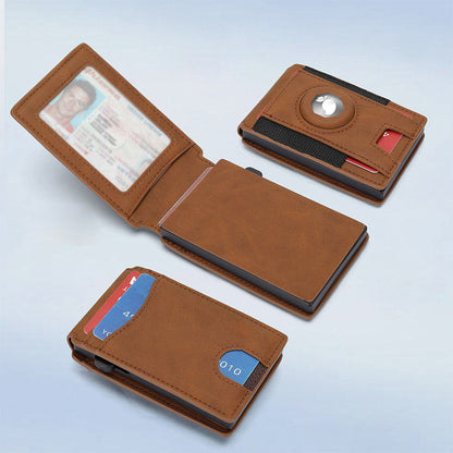 🎁Hot Sale🔥PU Leather Money Clip with RFID Blocking