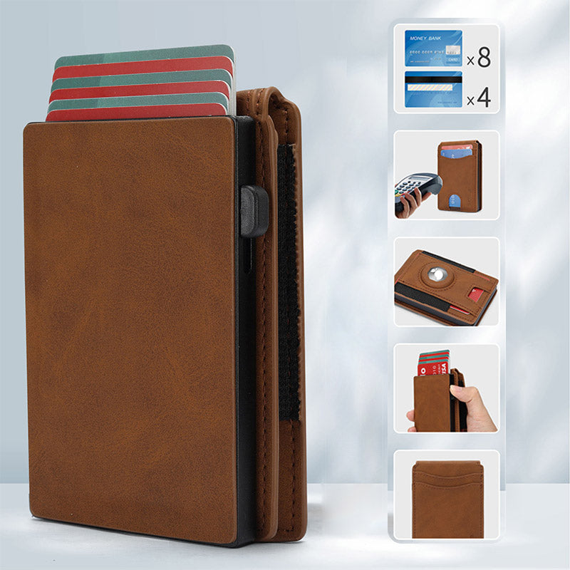 🎁Hot Sale🔥PU Leather Money Clip with RFID Blocking