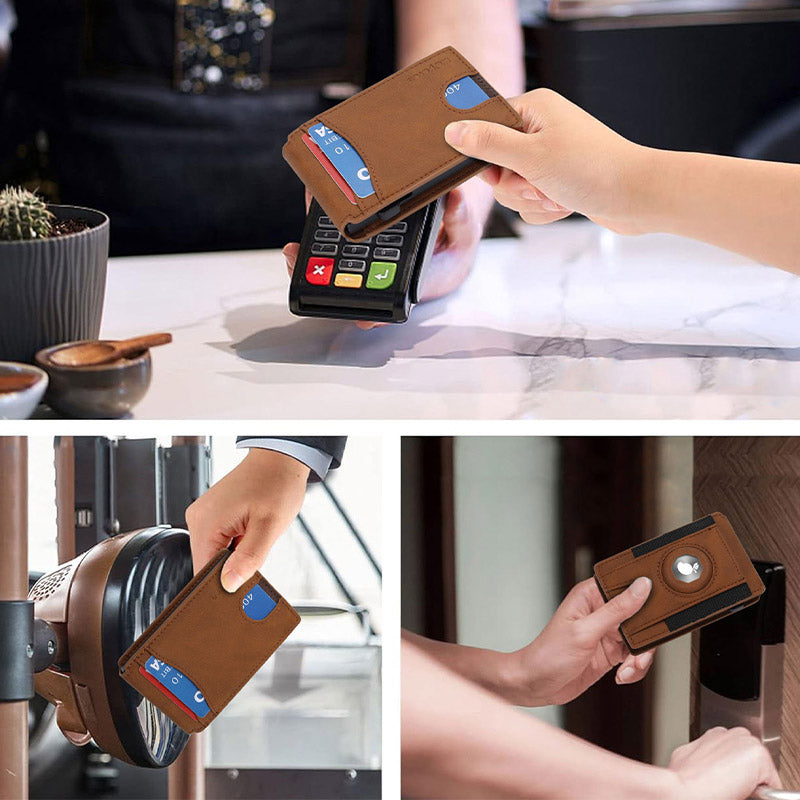 🎁Hot Sale🔥PU Leather Money Clip with RFID Blocking