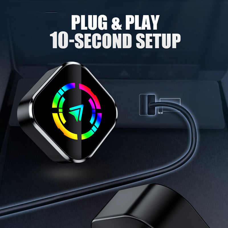 2-in-1 Wireless Adapter for iPhone & Android Auto