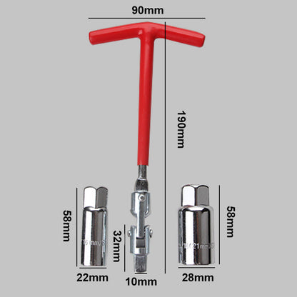 Spark Plug Wrench with 16mm & 21mm Socket