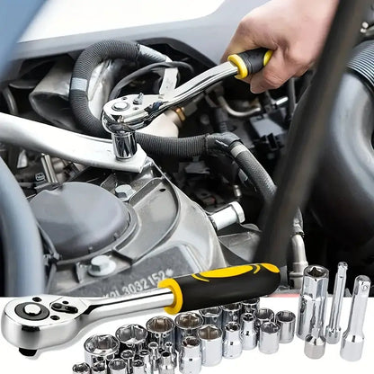 108 PCS Mechanic Tool Set for Auto & Household Repair