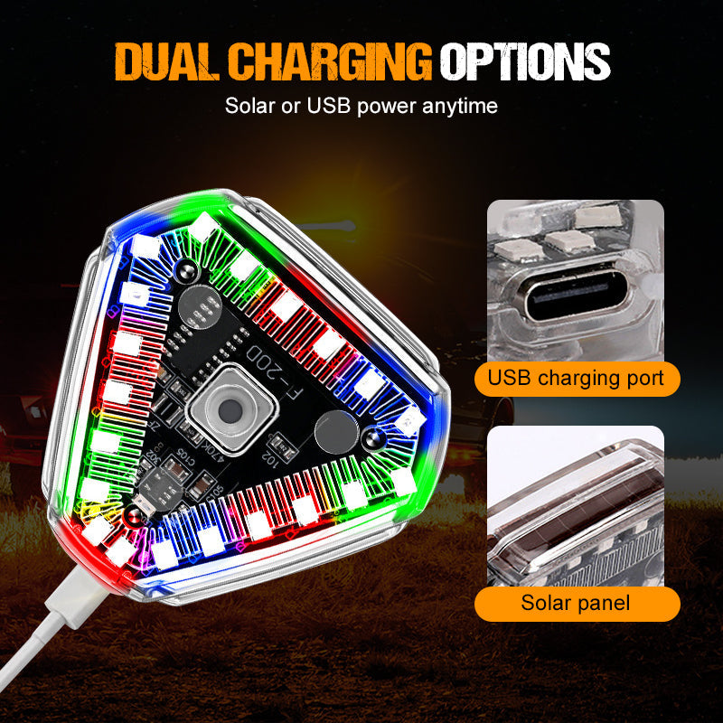 Super Bright Solar Strobe Warning Lights