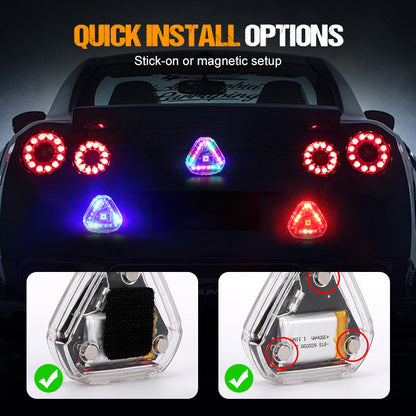 Super Bright Solar Strobe Warning Lights
