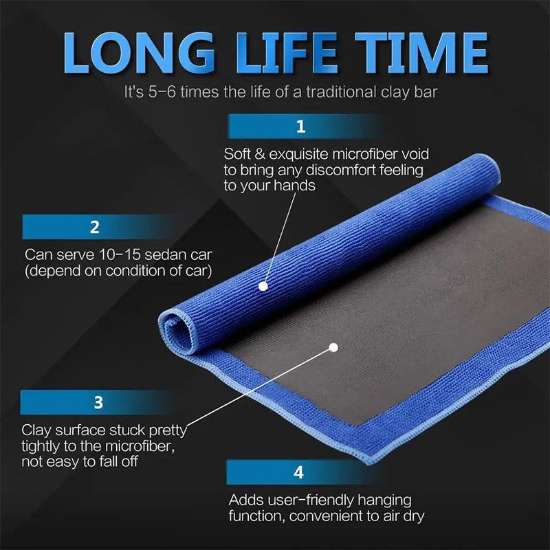 12-Inch Clay Towel for Car Detailing