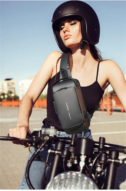 🔥Last Day Sale 49% Off🔥USB charging sport sling Anti-theft shoulder bag