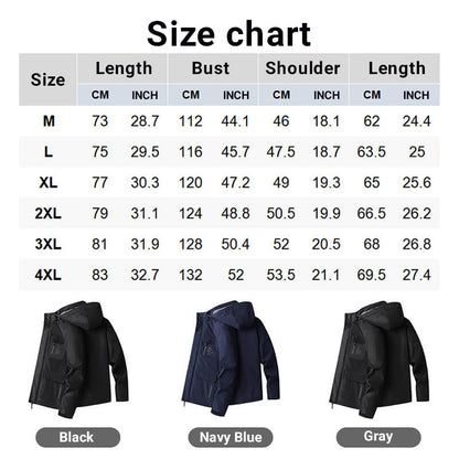 [Warm Gift] Men’s Outdoor Fleeced Windproof Coat