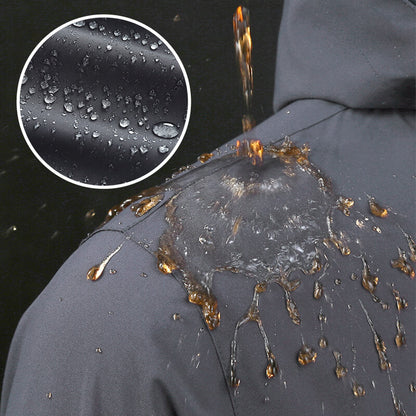 [Warm Gift] Men’s Outdoor Fleeced Windproof Coat